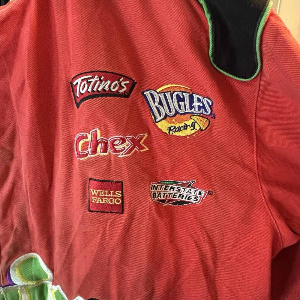 Vintage Trix Nascar Jacket Mens 3XL   JH Design Bobby LaBonte Racing Rare - Picture 4 of 12